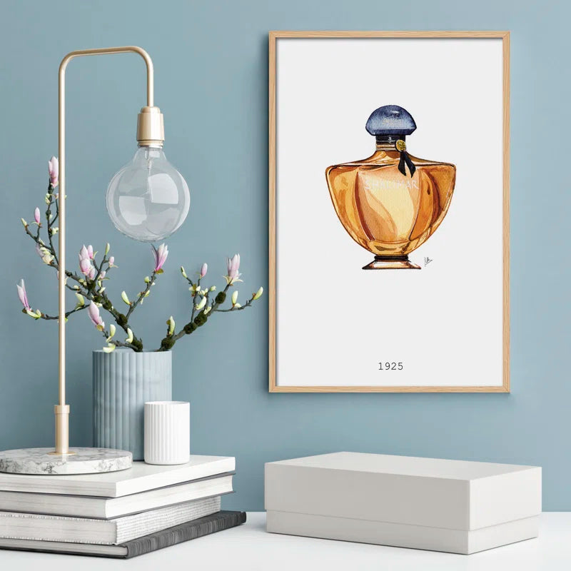 Objects Shalimar Parfum by Juan Carlos Arbex - Single Picture Frame Painting