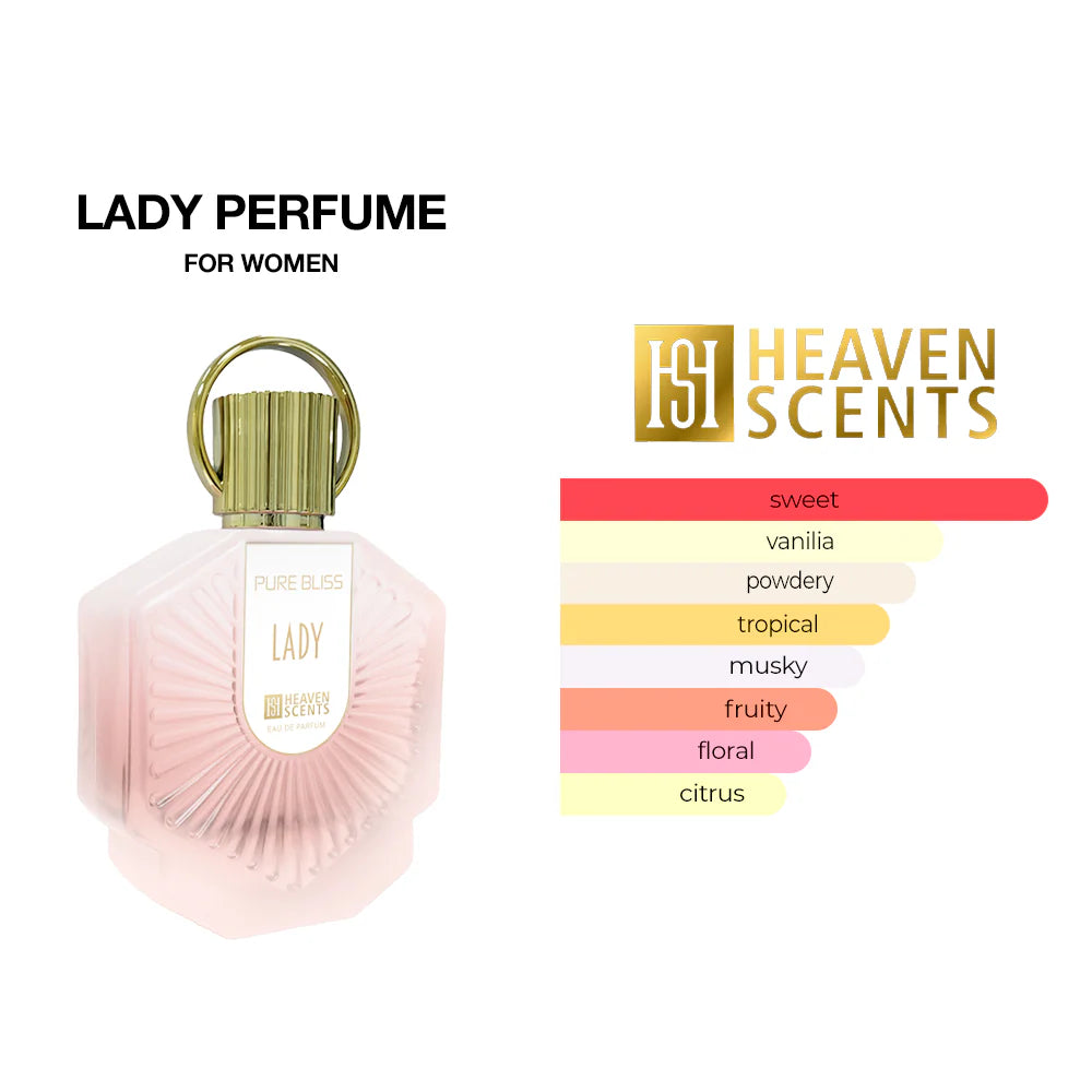 Pure Bliss Lady Perfume 100Ml by