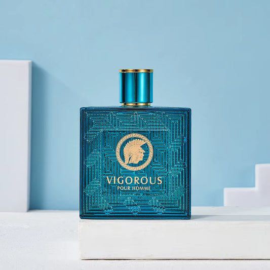 100ML 3.4FL.OZ Men'S Perfume Eros EDP, Fougère Notes Men'S Colognes Vanilla, Green Leaves, Fresh & Spicy Fragrance Spray for Man
