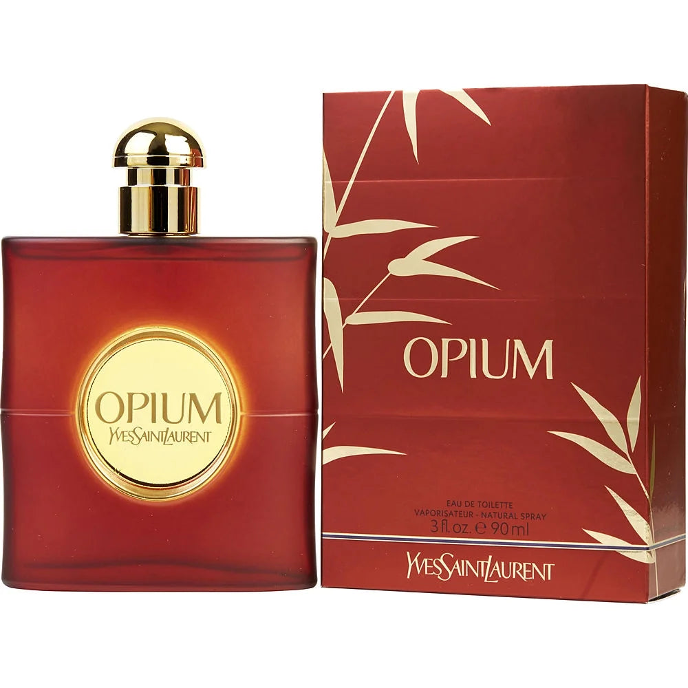 OPIUM Eau De Toilette Spray (New Packaging) for Women 3 Oz