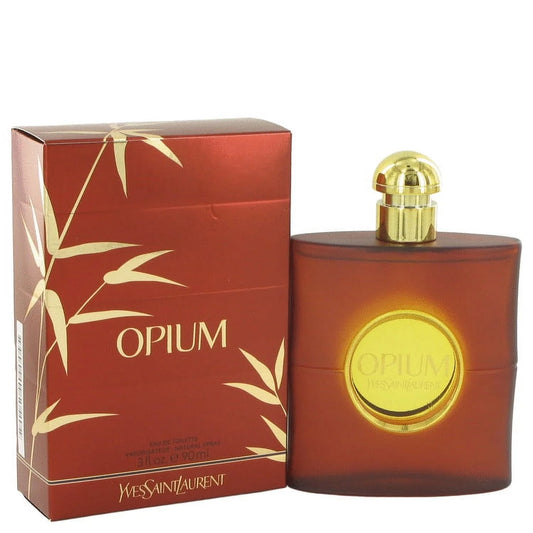 OPIUM Eau De Toilette Spray (New Packaging) for Women 3 Oz