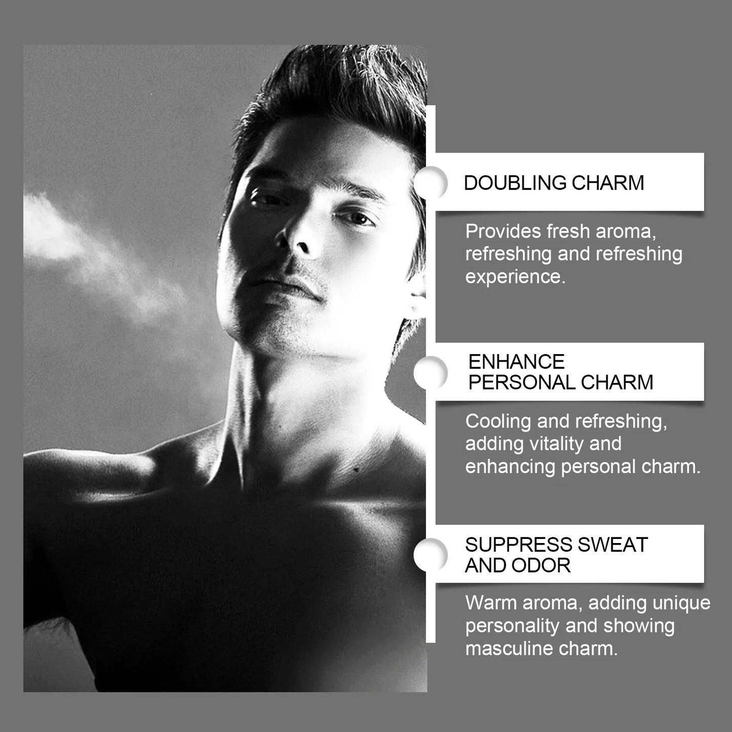 Cologne Men Fragrance Flirting Romantic Dating Long Lasting Confidence Fresh Aromatic Scent Earth Essence Pheromone Perfume Mist