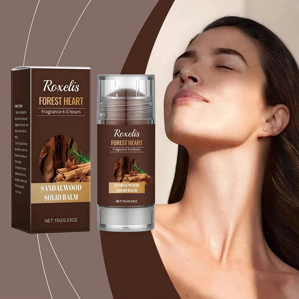 Sandalwood Perfume Balm Long Lasting Body Scent Temptation Flirting Charming Attraction Natural Fragrance Deodorant Solid Stick