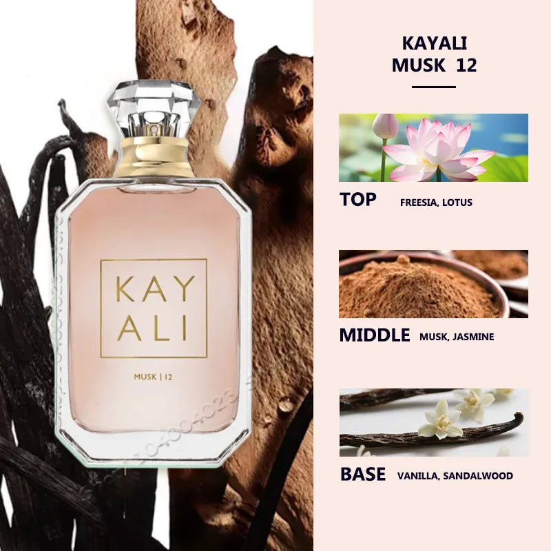 100ML Kayali Eau de Parfum Long-Lasting Fragrance For Unisex Original Arabic Perfume Middle Eastern Brand Perfumes