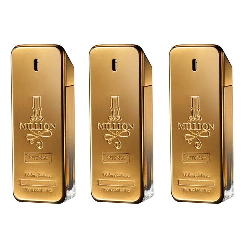 Perfume 100ml Golden Million Gold Brick Extrait - Men's Long-Lasting Woody Perfume Men's Perfume Pray Fragrance Cologne
