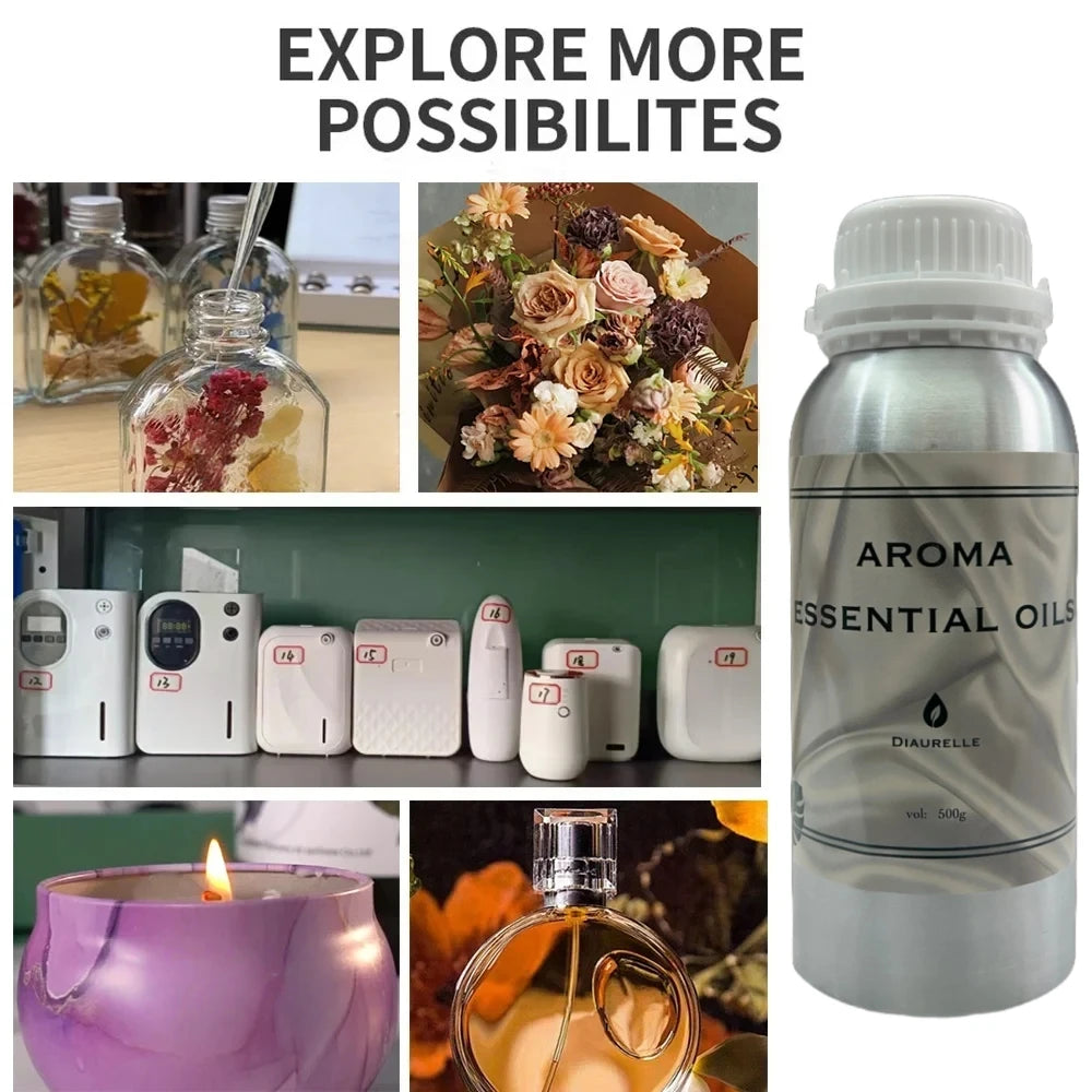 Perfume Hotel Essential Oil 500ML Home Air Freshener Pure plant essential oil Hotel Room Fragrance Diffuser Air Purifier