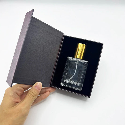 25Pcs 30ml Atomizer Perfume Bottle with Custom Logo Perfume Bottle with Packaging Gold/silver Perfume Box Packaging Wholesale