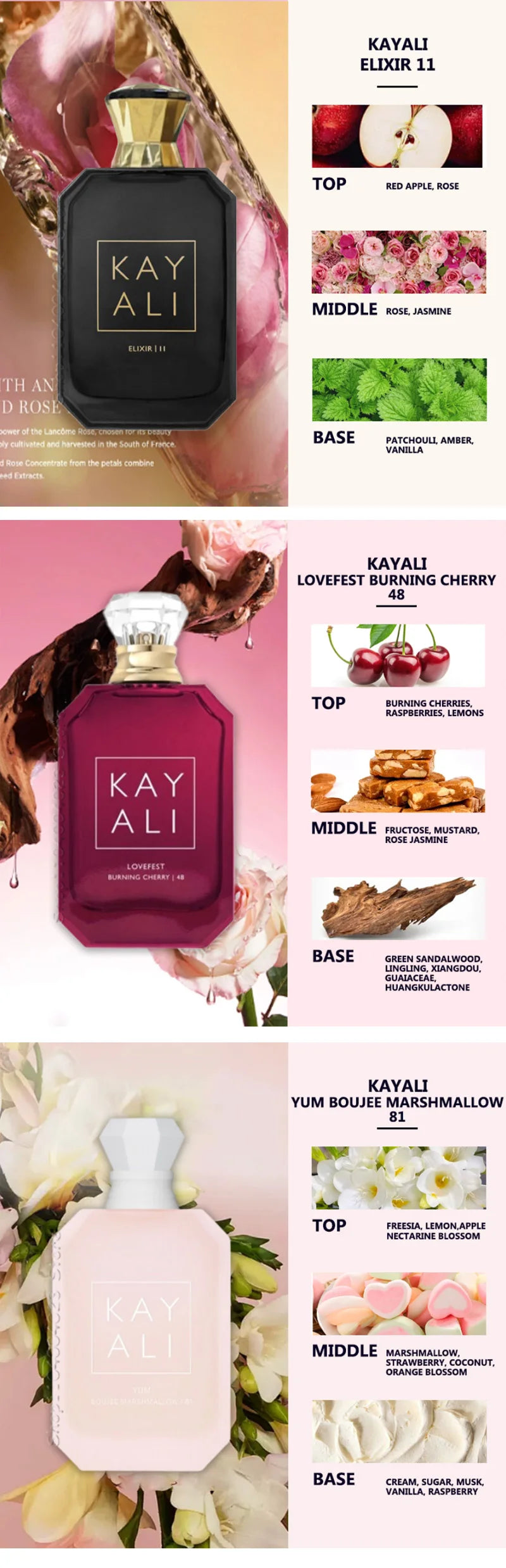 100ML Kayali Eau de Parfum Long-Lasting Fragrance For Unisex Original Arabic Perfume Middle Eastern Brand Perfumes