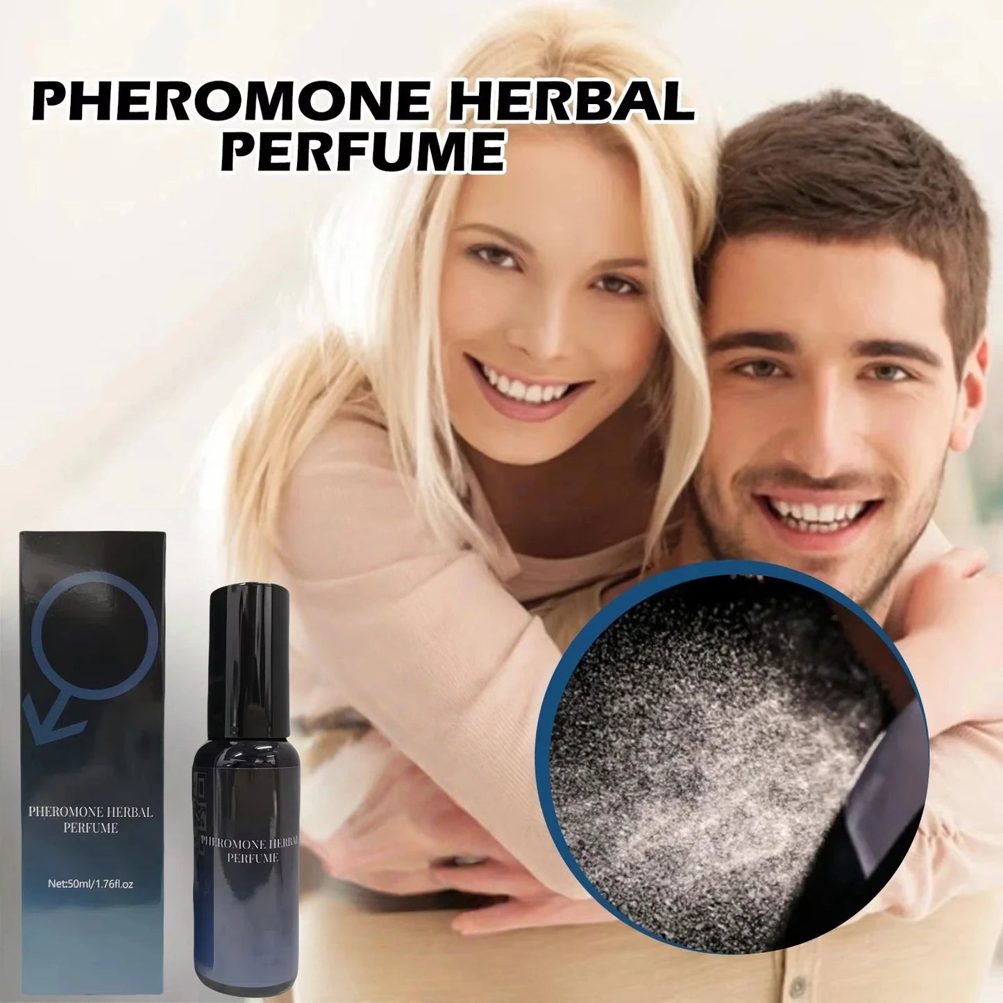 Long Lasting Pheromone Perfume for Men The Silent Law of Attraction Charms Attracts The Opposite Balminess Body 50ml