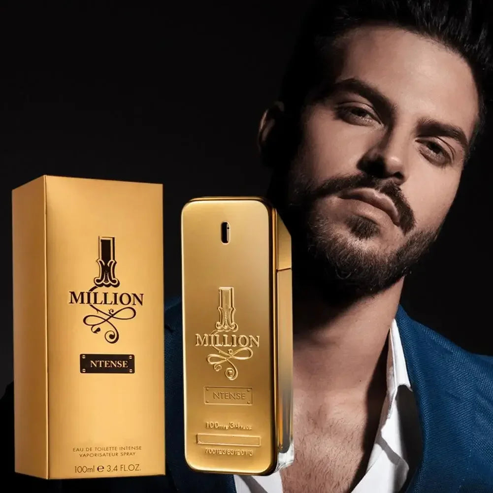 Perfume 100ml Golden Million Gold Brick Extrait - Men's Long-Lasting Woody Perfume Men's Perfume Pray Fragrance Cologne