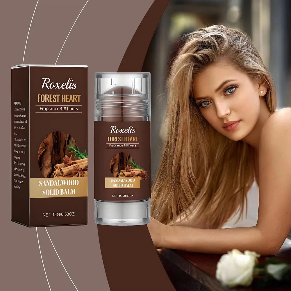 Sandalwood Perfume Balm Long Lasting Body Scent Temptation Flirting Charming Attraction Natural Fragrance Deodorant Solid Stick