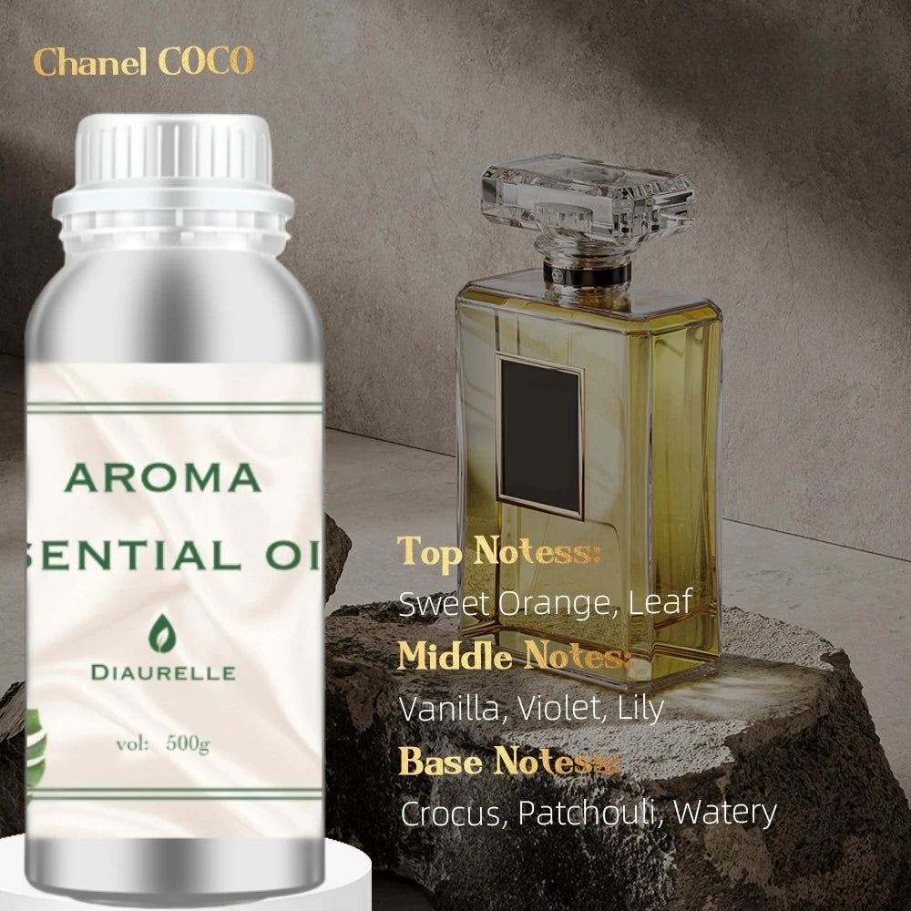 Perfume Hotel Essential Oil 500ML Home Air Freshener Pure plant essential oil Hotel Room Fragrance Diffuser Air Purifier