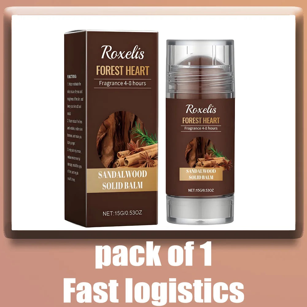 Sandalwood Perfume Balm Long Lasting Body Scent Temptation Flirting Charming Attraction Natural Fragrance Deodorant Solid Stick