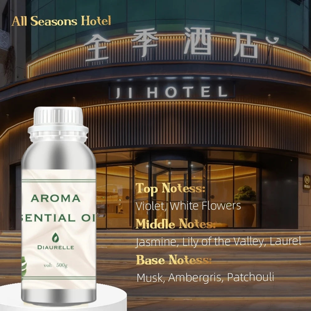 Perfume Hotel Essential Oil 500ML Home Air Freshener Pure plant essential oil Hotel Room Fragrance Diffuser Air Purifier