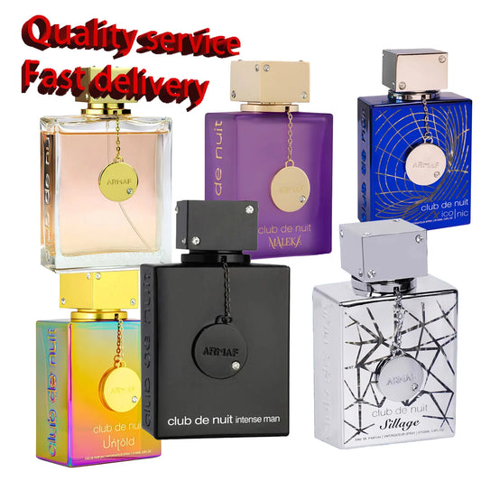 3.6fl Oz 105ml Armaf Original Arab Perfumes High Quality Unisex Cologne Body Spray Lasting Fruity Pheromones Charm Ideal Present