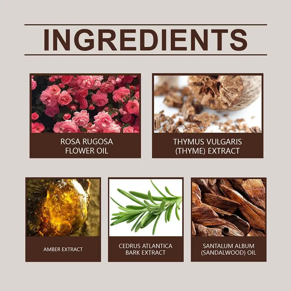 Sandalwood Perfume Balm Long Lasting Body Scent Temptation Flirting Charming Attraction Natural Fragrance Deodorant Solid Stick