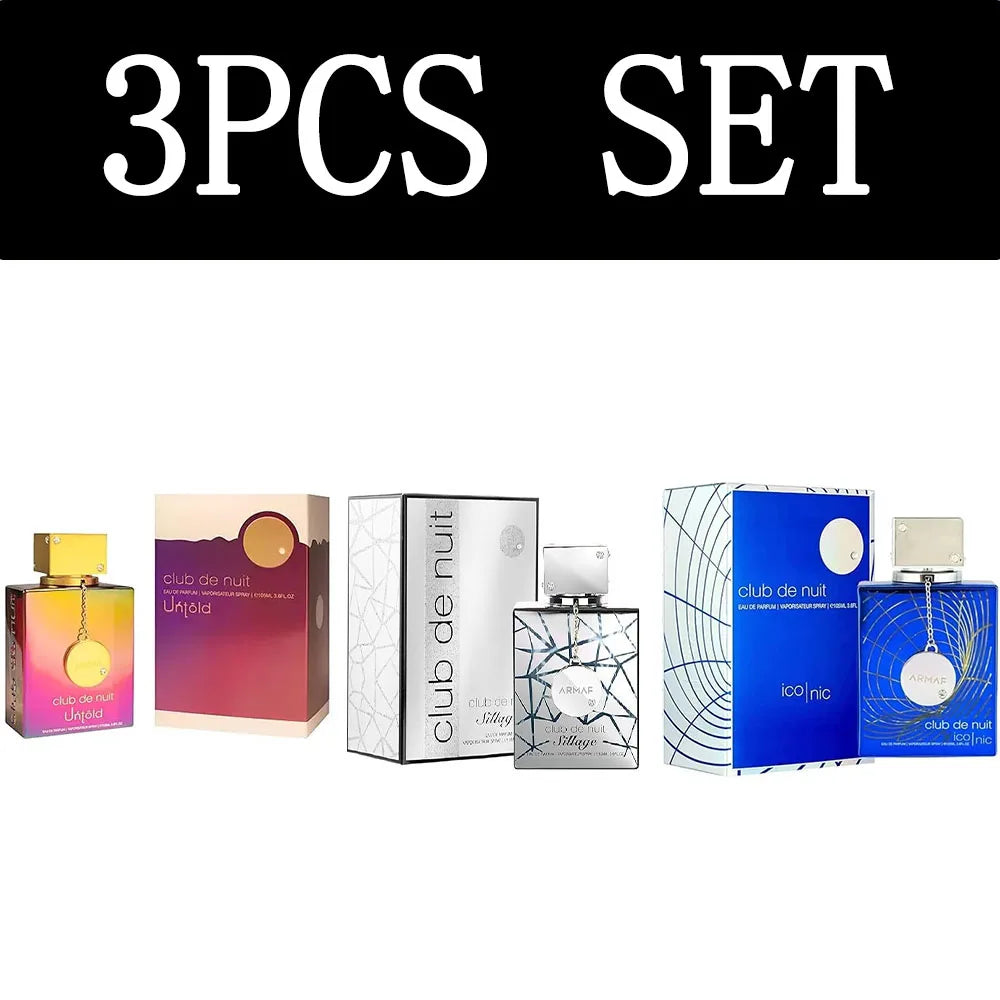 3.6fl Oz 105ml Armaf Original Arab Perfumes High Quality Unisex Cologne Body Spray Lasting Fruity Pheromones Charm Ideal Present