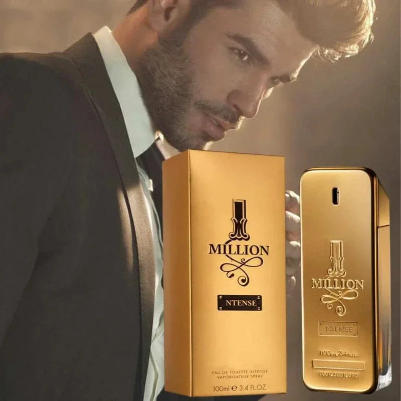 Perfume 100ml Golden Million Gold Brick Extrait - Men's Long-Lasting Woody Perfume Men's Perfume Pray Fragrance Cologne