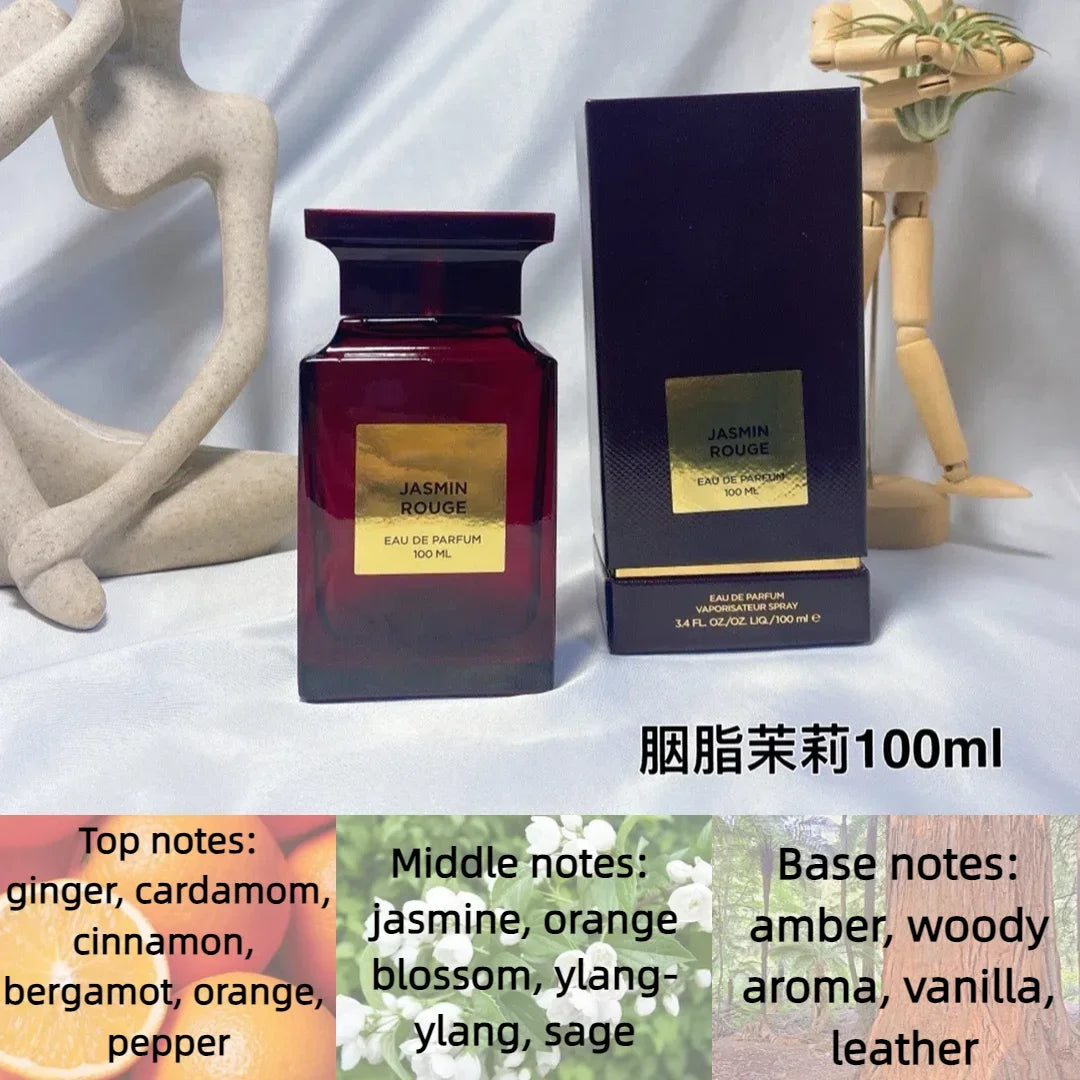 100ml Original Brand Perfume Women's Men's Perfumes Wood Rose Cherry Floral Scent Long Lasting Eau de Parfum Cologne Fragrance