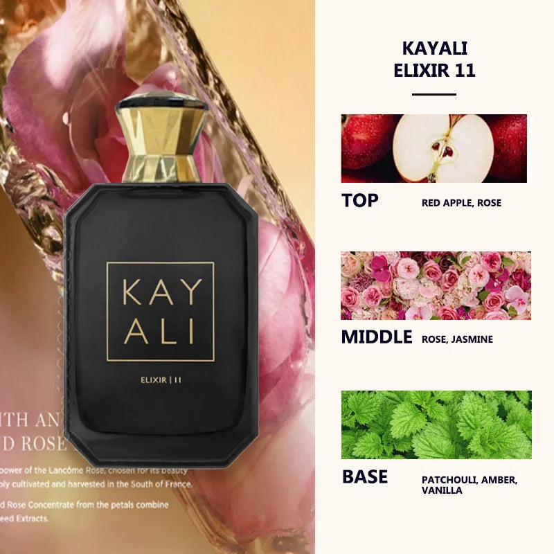 100ML Kayali Eau de Parfum Long-Lasting Fragrance For Unisex Original Arabic Perfume Middle Eastern Brand Perfumes