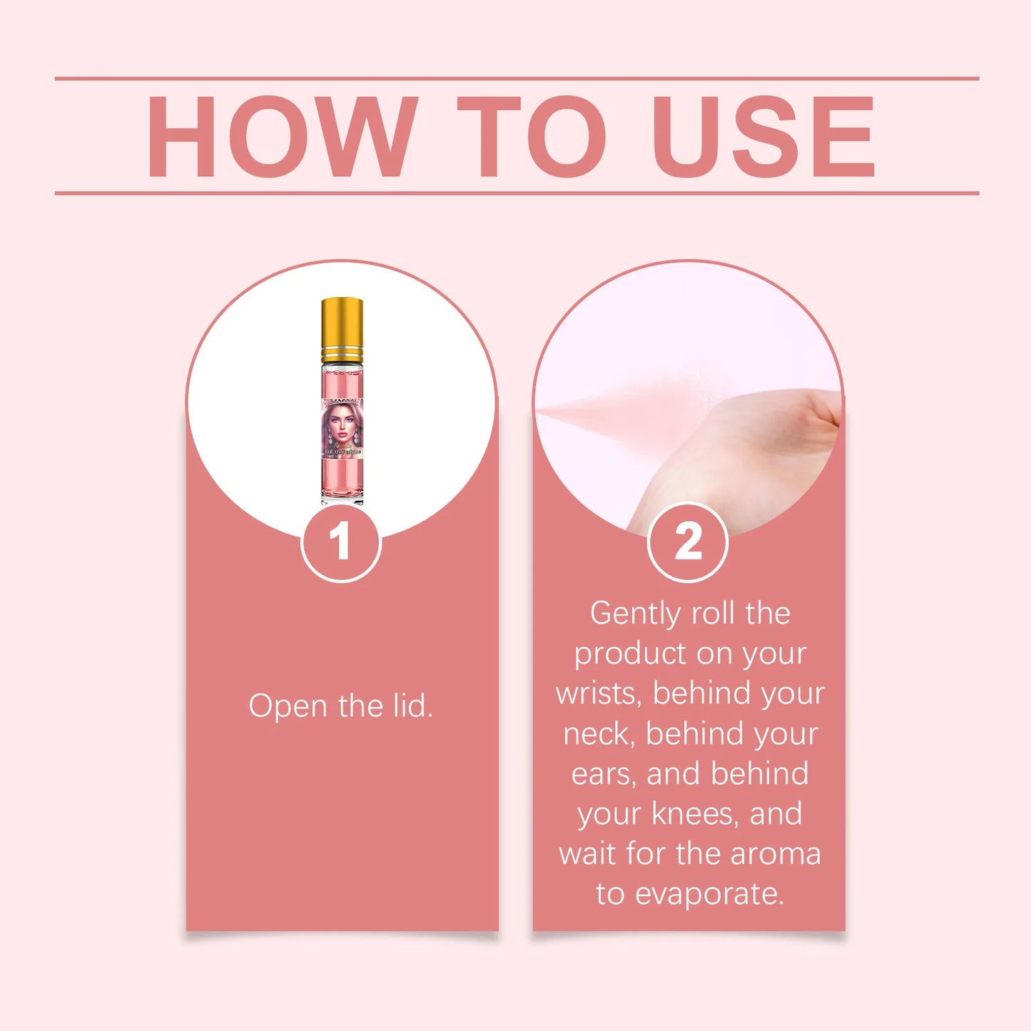 Women's Pheromone Perfume, Lasting Fragrance, Natural and Fresh, Elegant and Charming, Suitable for Dating, Attracting Men