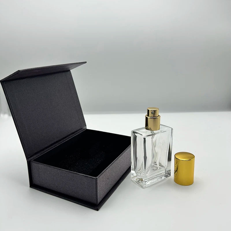 25Pcs 30ml Atomizer Perfume Bottle with Custom Logo Perfume Bottle with Packaging Gold/silver Perfume Box Packaging Wholesale