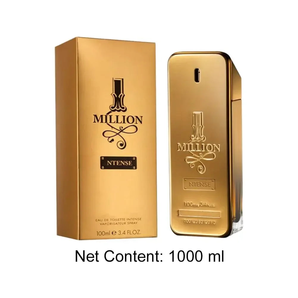 Perfume 100ml Golden Million Gold Brick Extrait - Men's Long-Lasting Woody Perfume Men's Perfume Pray Fragrance Cologne