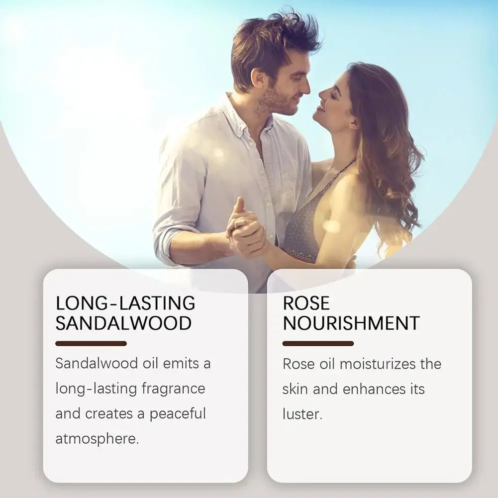 Sandalwood Perfume Balm Long Lasting Body Scent Temptation Flirting Charming Attraction Natural Fragrance Deodorant Solid Stick