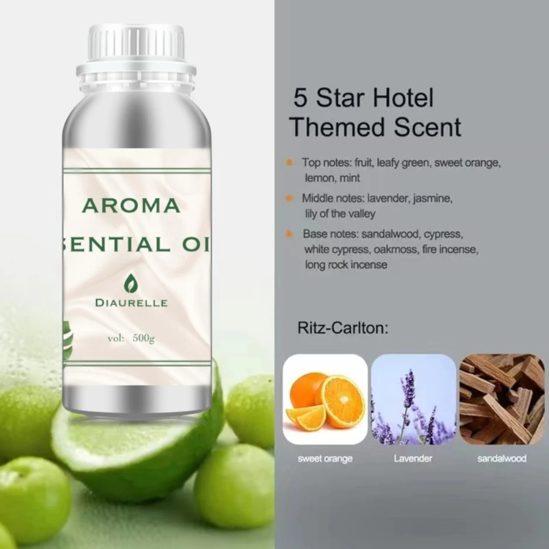 Perfume Hotel Essential Oil 500ML Home Air Freshener Pure plant essential oil Hotel Room Fragrance Diffuser Air Purifier