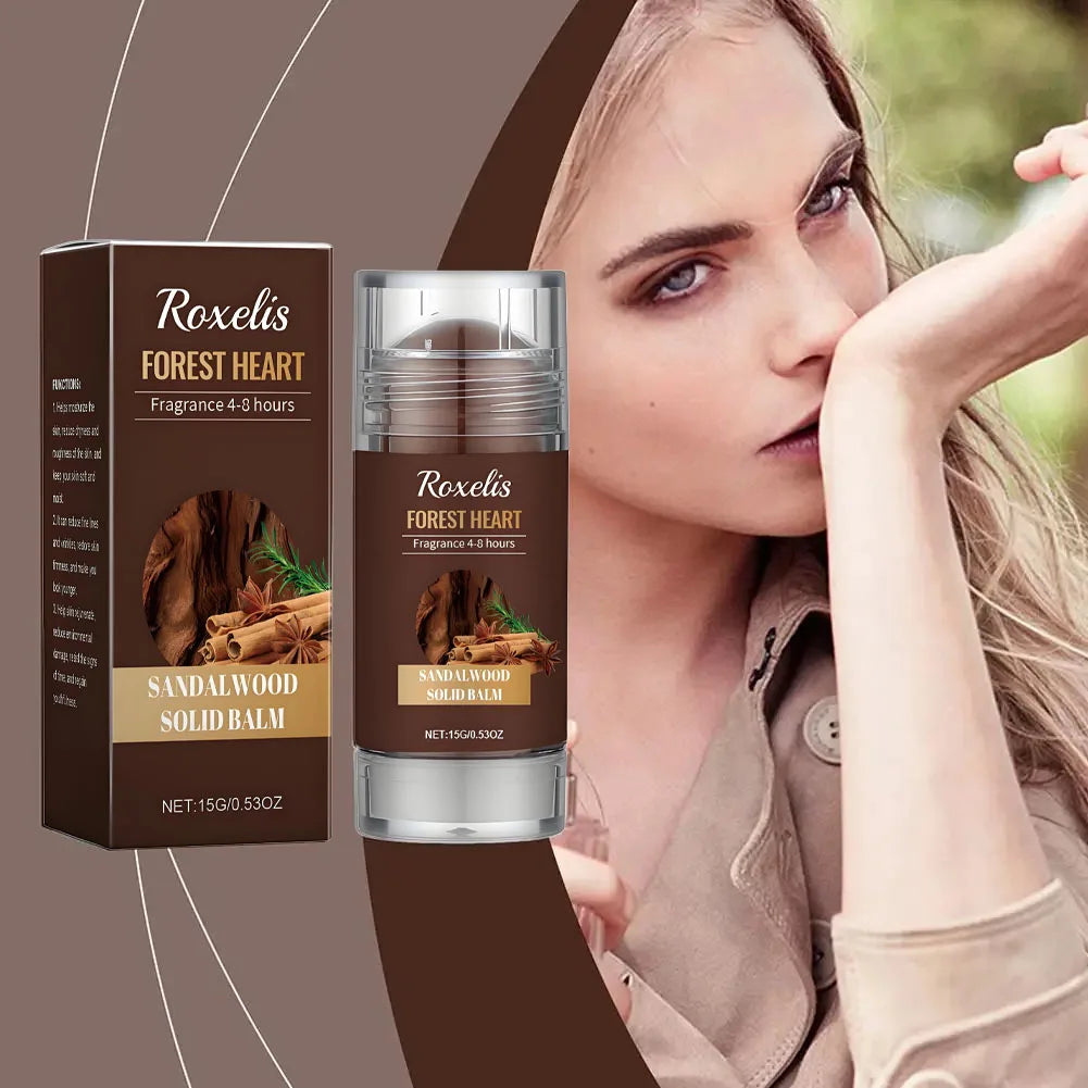 Sandalwood Perfume Balm Long Lasting Body Scent Temptation Flirting Charming Attraction Natural Fragrance Deodorant Solid Stick