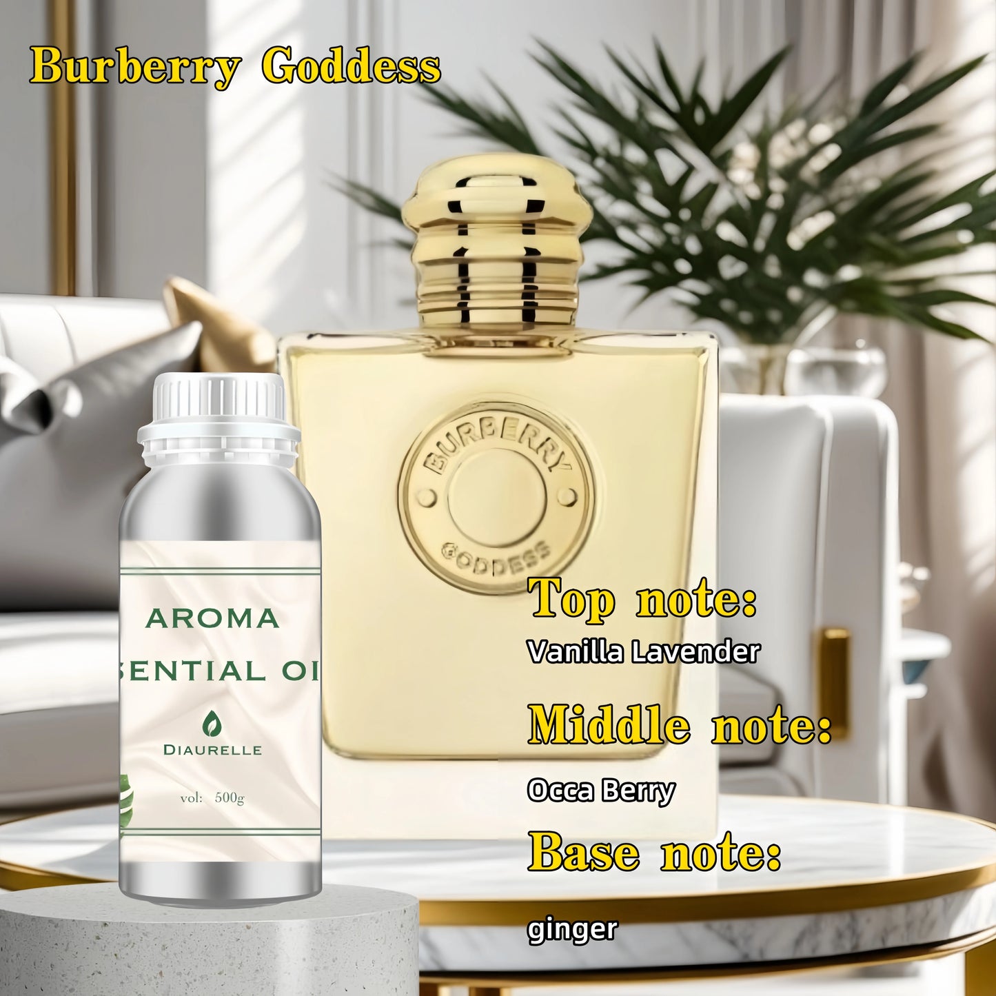 Perfume Hotel Essential Oil 500ML Home Air Freshener Pure plant essential oil Hotel Room Fragrance Diffuser Air Purifier