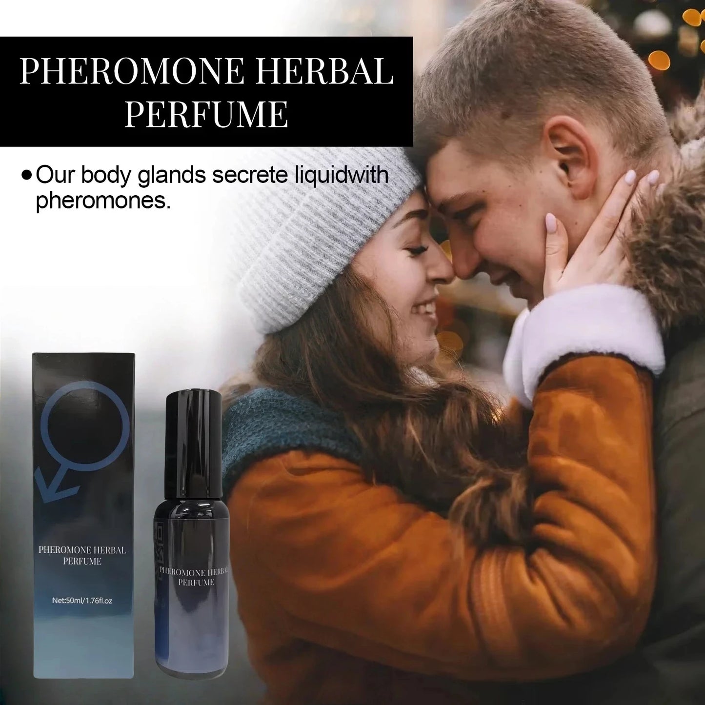 Long Lasting Pheromone Perfume for Men The Silent Law of Attraction Charms Attracts The Opposite Balminess Body 50ml