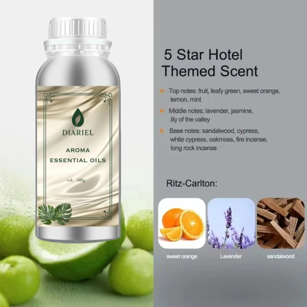 Perfume Hotel Essential Oil 500ML Home Air Freshener Pure plant essential oil Hotel Room Fragrance Diffuser Air Purifier