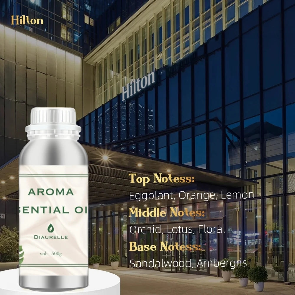 Perfume Hotel Essential Oil 500ML Home Air Freshener Pure plant essential oil Hotel Room Fragrance Diffuser Air Purifier